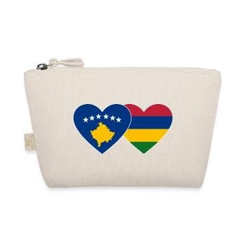 Bosnie Maurice Flag Heart - Trousse biologique - nature - Devant