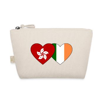 Hong Kong Irlande Flag Heart - Trousse biologique - nature - Devant