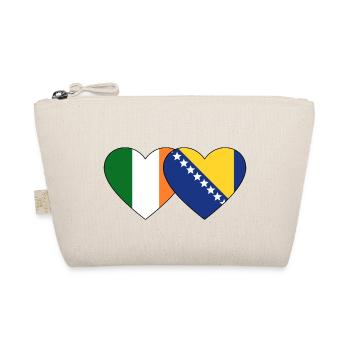 Irlande Bosnie drapeau coeur - Trousse biologique - nature - Devant