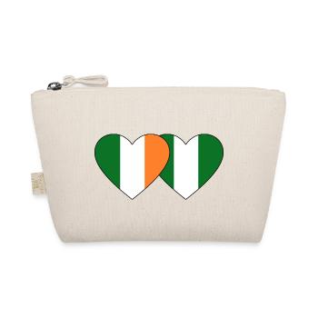 Irlande Nigeria Flag Heart - Trousse biologique - nature - Devant