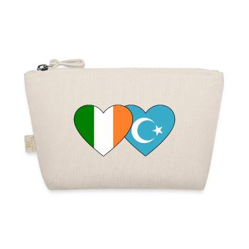 Irlande Uyghurs Flag Heart - Trousse biologique - nature - Devant