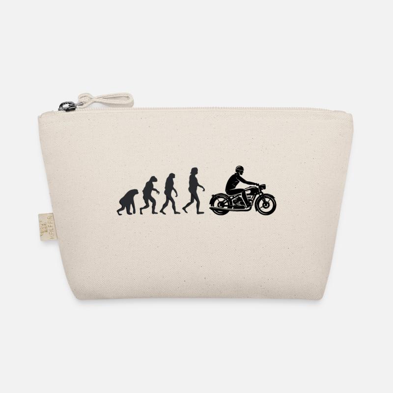 Motorradfahrer - Menschliche Evolution - Bio-Täschchen - Natur