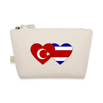 Turquie Costa Rica Drapeau Coeur - Trousse biologique - nature - Devant