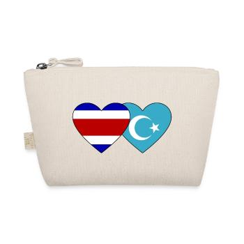 Coeur de drapeau ouïghour du Costa Rica - Trousse biologique - nature - Devant