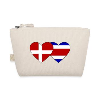 Danemark Costa Rica Drapeau Coeur - Trousse biologique - nature - Devant