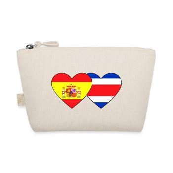 Espagne Costa Rica Drapeau Coeur - Trousse biologique - nature - Devant