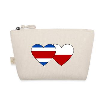 Costa Rica Pologne Drapeau Coeur - Trousse biologique - nature - Devant