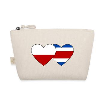 Pologne Costa Rica Drapeau Coeur - Trousse biologique - nature - Devant