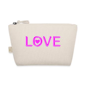 LOVE - Organic Pouch - nature - Front