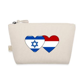 Israël Hollande Drapeau Coeur - Trousse biologique - nature - Devant