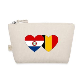 Paraguay Belgique Drapeau du Cœur - Trousse biologique - nature - Devant