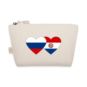 Russie Paraguay Drapeau du Cœur - Trousse biologique - nature - Devant