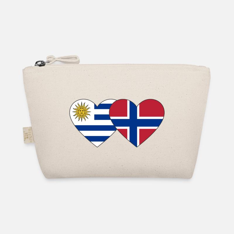 Uruguay Norvège Drapeau du cœur Trousse biologique