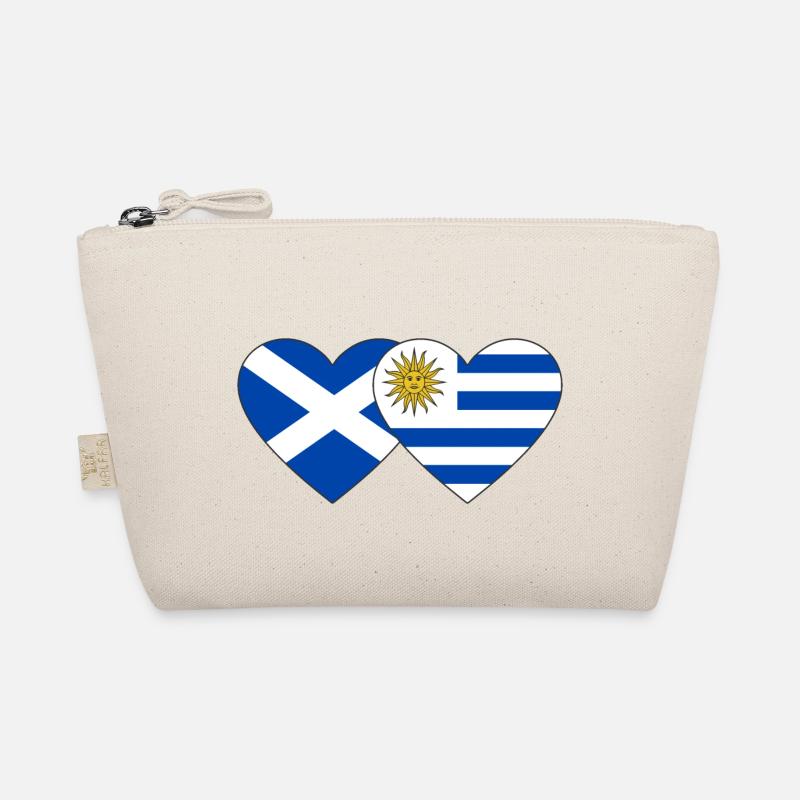 Écosse Uruguay Drapeau du cœur Trousse biologique