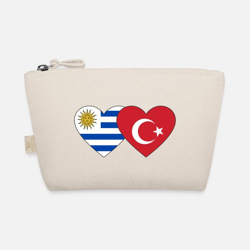 Uruguay Turquie Drapeau du cœur Trousse biologique