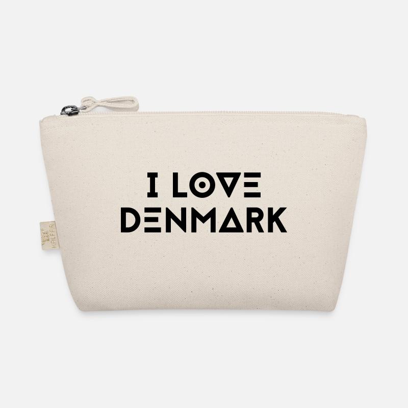 I LOVE DENMARK - Organic Pouch - nature