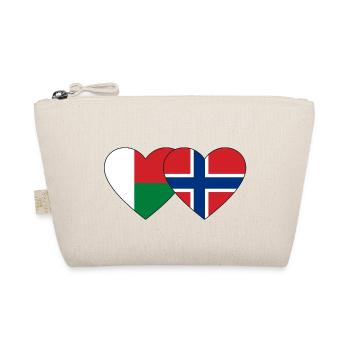 Madagascar Norvège Drapeau du Cœur - Trousse biologique - nature - Devant