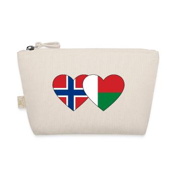 Norvège Madagascar Drapeau du Cœur - Trousse biologique - nature - Devant