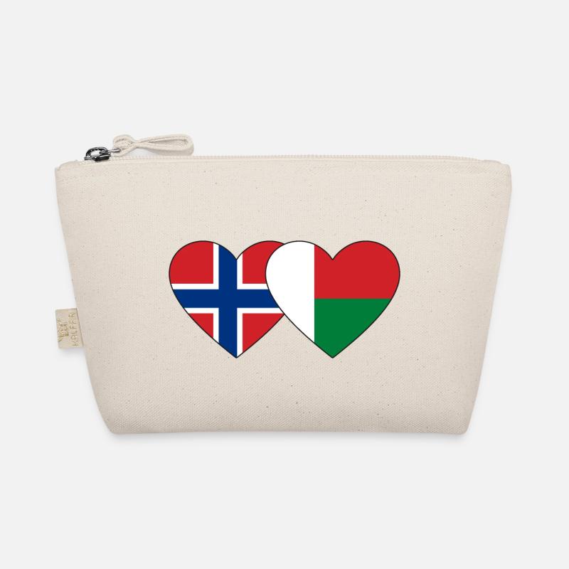 Norvège Madagascar Drapeau du Cœur Trousse biologique