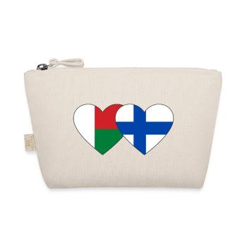 Madagascar Finlande Drapeau du Cœur - Trousse biologique - nature - Devant