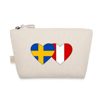 Suède Pérou Drapeau du Cœur - Trousse biologique - nature - Devant