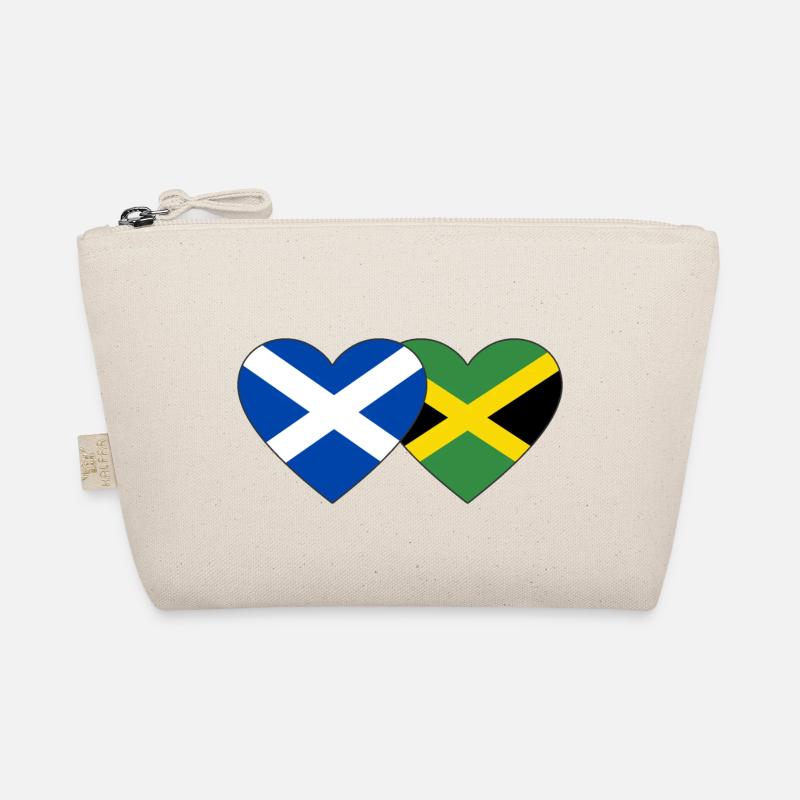 Écosse Jamaïque Drapeau du cœur Trousse biologique