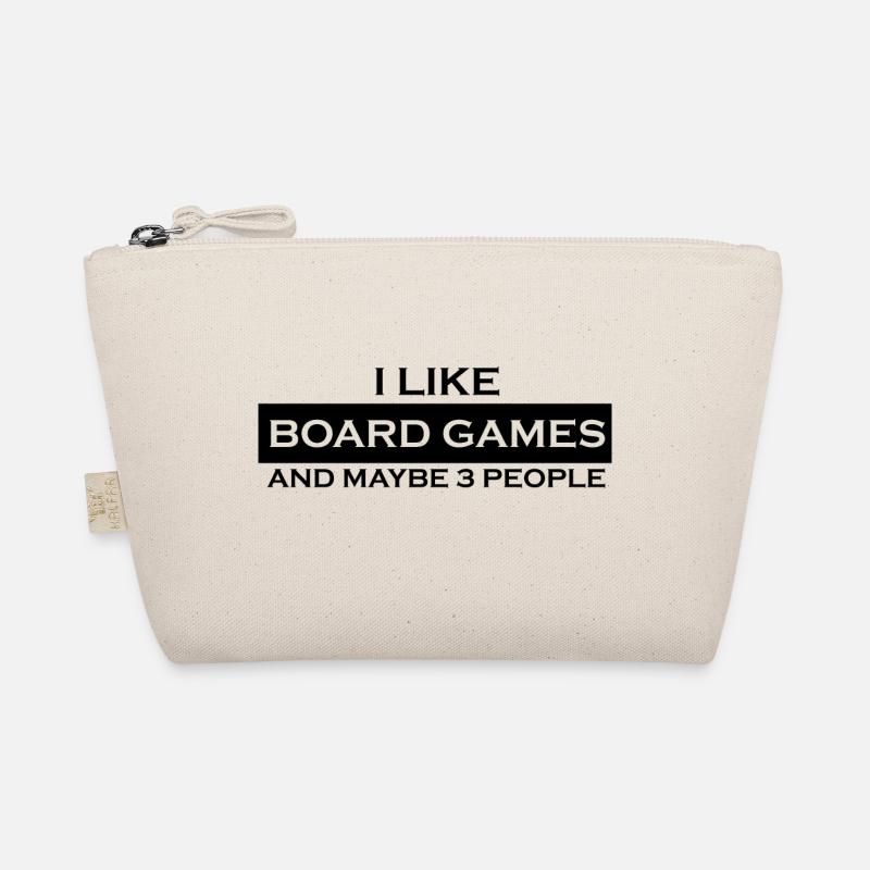 Boardgame Chess Backgammon Game Night Organic Pouch