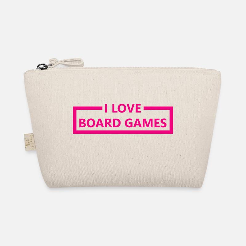 Boardgame Chess Backgammon Game Night Organic Pouch