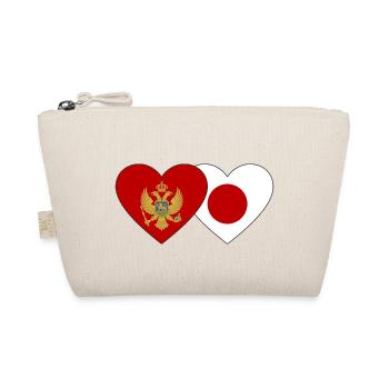 Monténégro Drapeau du Japon - Trousse biologique - nature - Devant