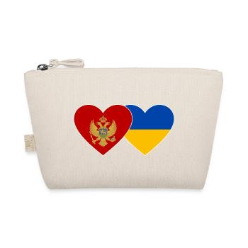 Monténégro Drapeau de l’Ukraine - Trousse biologique - nature - Devant