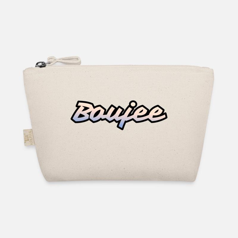 Boujee Trendy Words Slang Typography Design Organic Pouch