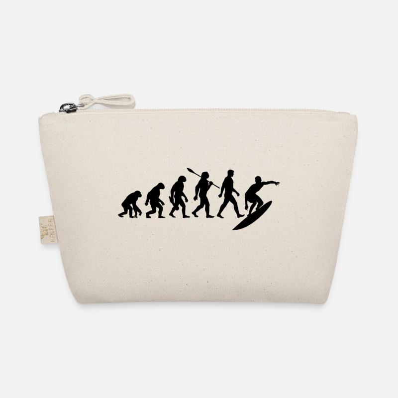 Evolution Surfer - Surfen - Surfbrett Bio-Täschchen