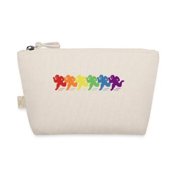 Rainbow Bears Parade! - Organic Pouch - nature - Front