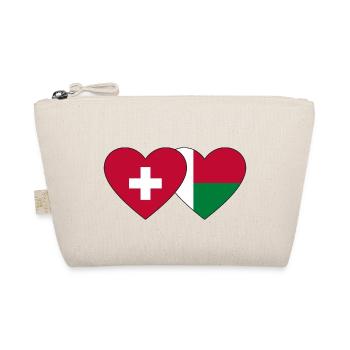 Suisse Madagascar Flag Heart - Trousse biologique - nature - Devant