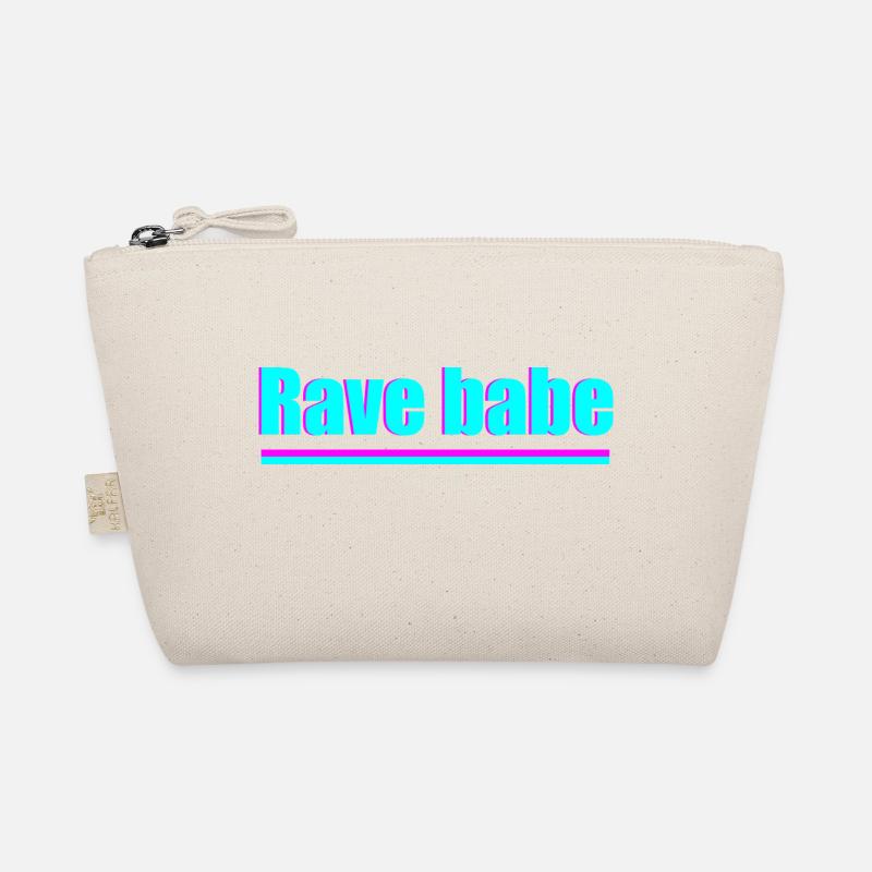 Rave babe - Organic Pouch - nature