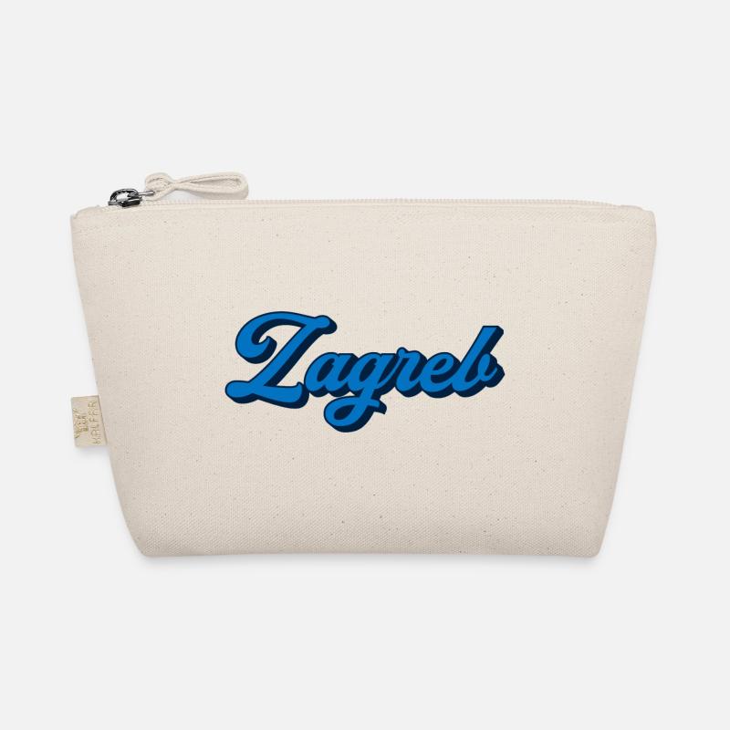 Zagreb Script Logo Stil Bio-Täschchen