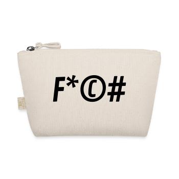 Lettrage FCK - Trousse biologique - nature - Devant