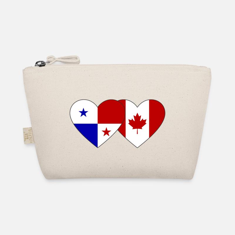Panama Canada Flag Organic Pouch