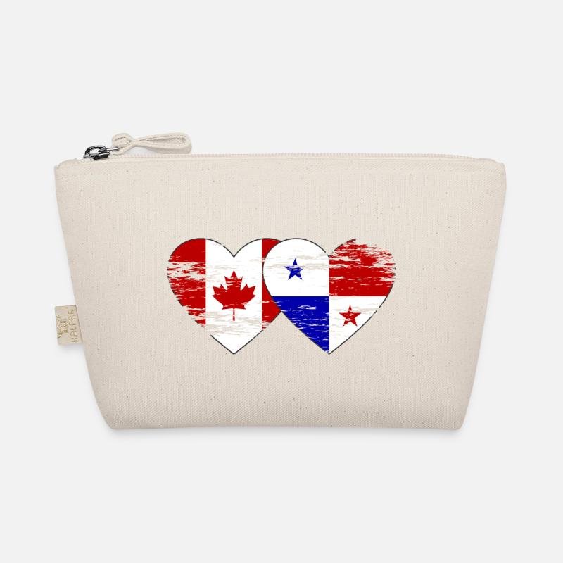 Canada Panama Flag used Organic Pouch
