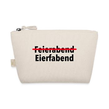 Feierabend? Ich meine Eierfabend, ciao. - Bio-Täschchen - Natur - Vorne
