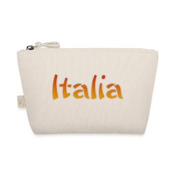 Italia Text - Bio-Täschchen - Natur - Vorne