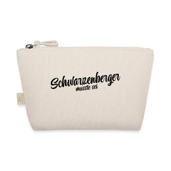 Schwarzenberger musst du sein - Bio-Täschchen - Natur - Vorne