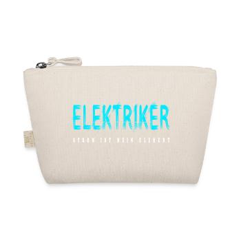 Elektriker Handwerker Design - Bio-Täschchen - Natur - Vorne