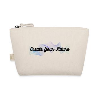 Strengthen your path: Create your future - Organic Pouch - nature - Front