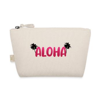 Aloha Palmen - Bio-Täschchen - Natur - Vorne