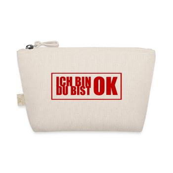 ich bin ok du bist ok - Bio-Täschchen - Natur - Vorne