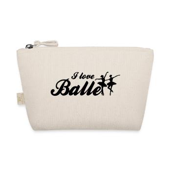i love ballett - Bio-Täschchen - Natur - Vorne