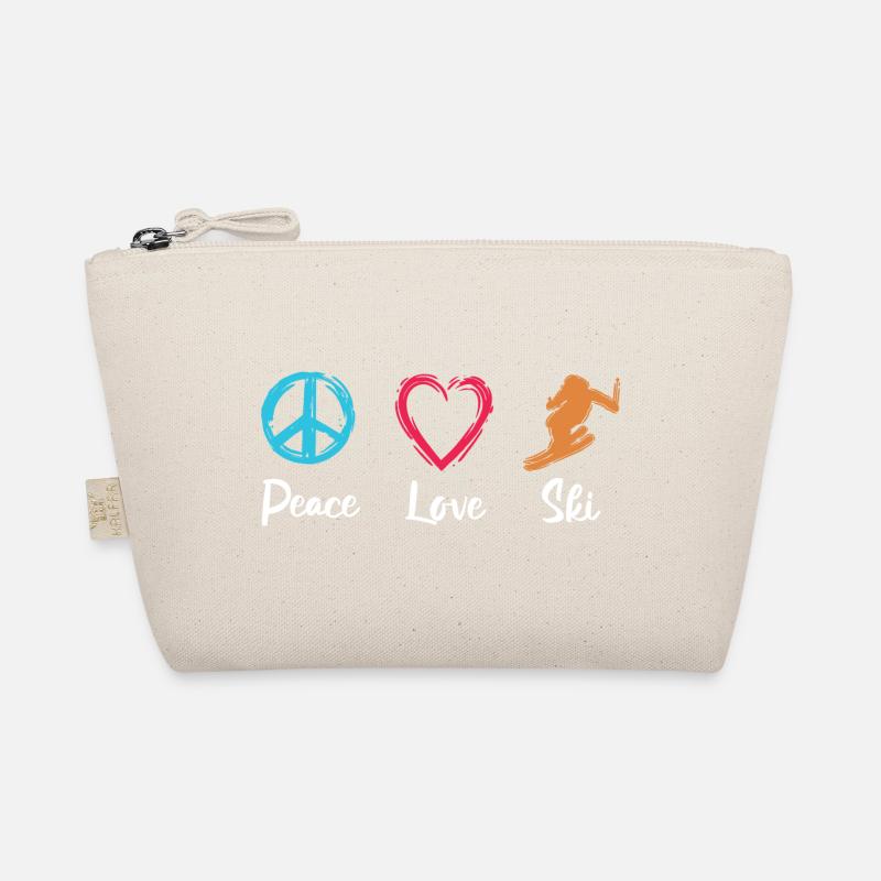 Peace Love Ski Trousse biologique