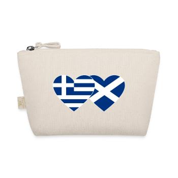 Grèce Écosse Flag Heart - Trousse biologique - nature - Devant