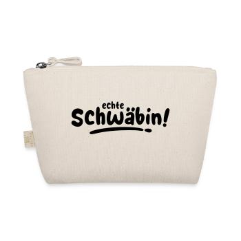 Echte Schwäbin! - Bio-Täschchen - Natur - Vorne